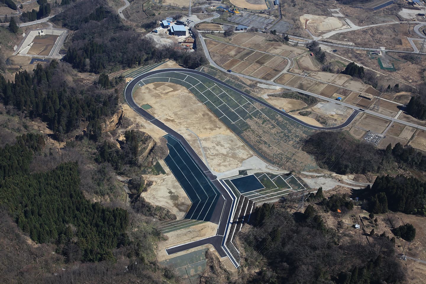 次期廃棄物埋立場東側進入路周辺造成工事